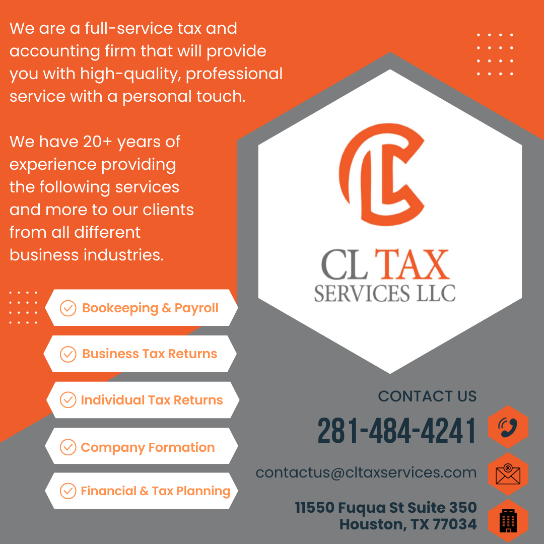 CL Tax Services Advertisment